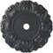 Ekena Millwork Angel Ceiling Medallion (Fits Canopies up to 15 3/4"), 32 1/4"OD x 3 5/8"ID x 1 1/8"P, Pewter CM32ANPES - alternate 1